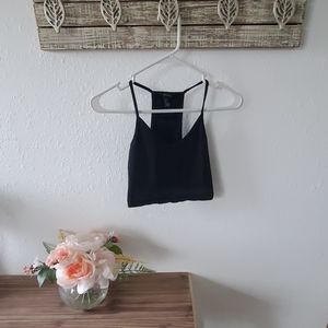 Cute black crop top